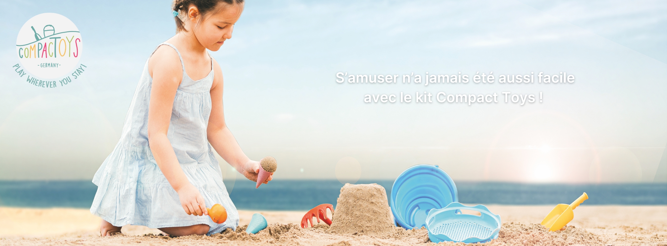 Baby Test Set de 7 jeux de plage Compactoys