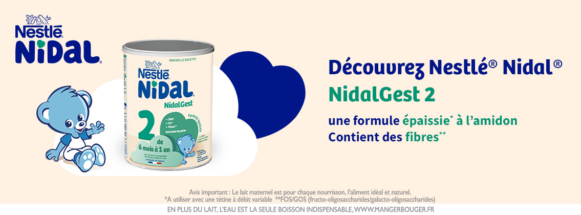 Baby Test Lait NidalGest 2 Nestlé