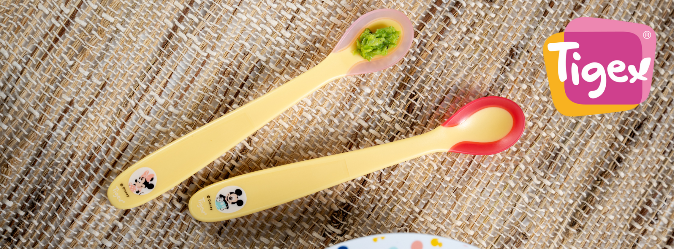 Baby Test Cuillères Thermosensibles Mickey & Minnie Tigex