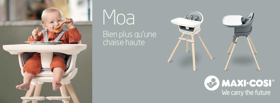 Baby Test Chaise haute Moa MAXI-COSI