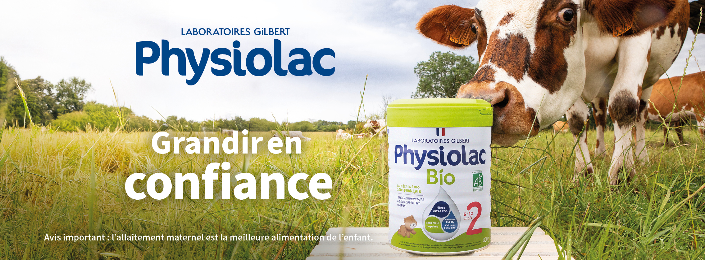 Baby Test Lait 2ème âge Bio Physiolac