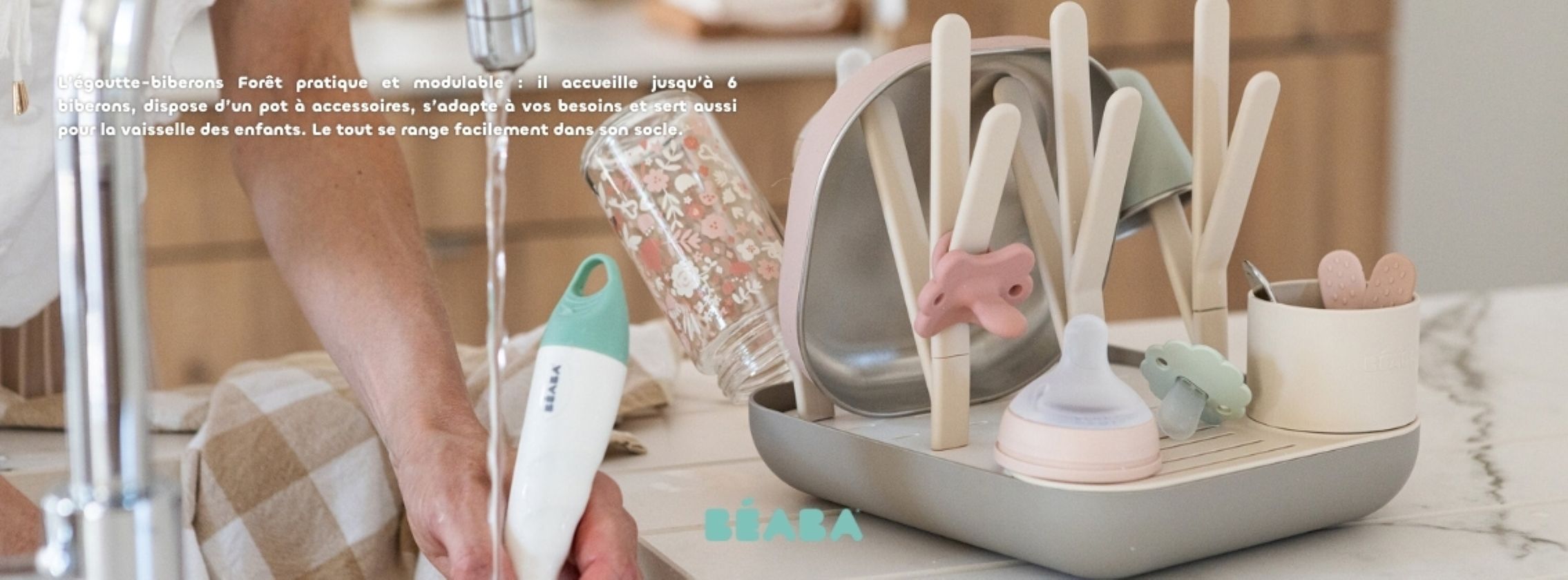 Baby Test Egoutte-biberons Forêt Béaba