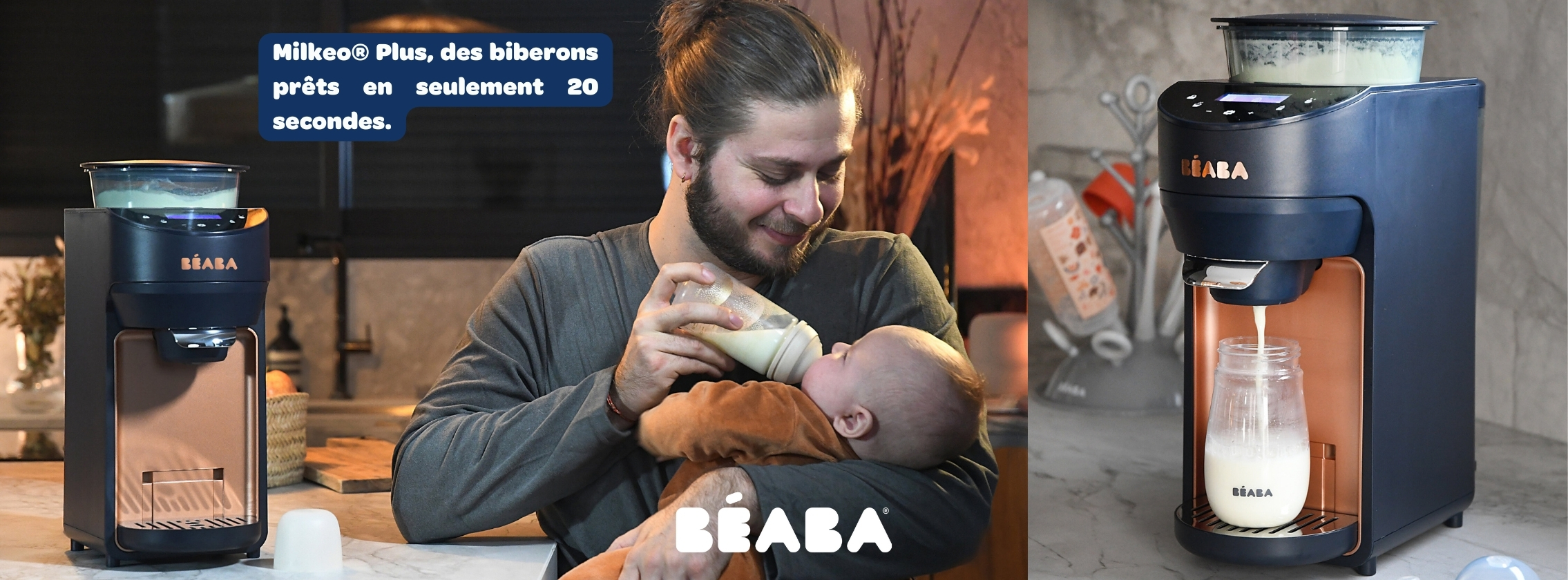 Baby Test Préparateur de biberons Milkeo® Plus BÉABA