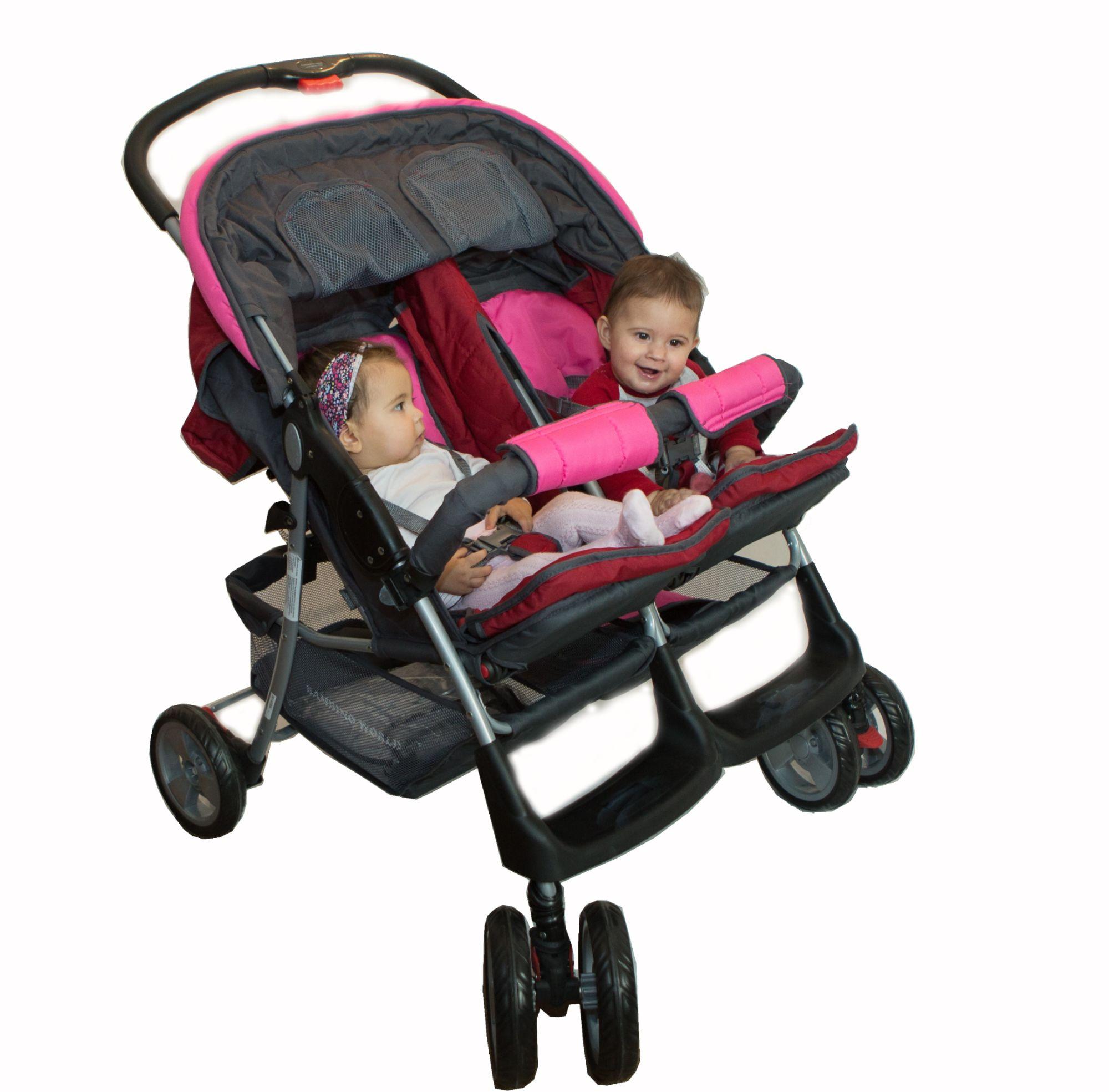 Poussette double twin deluxe tandem