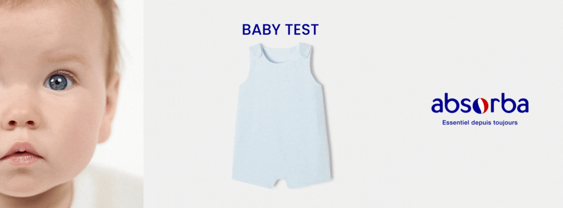Baby Test Combinaison en coton éponge ABSORBA