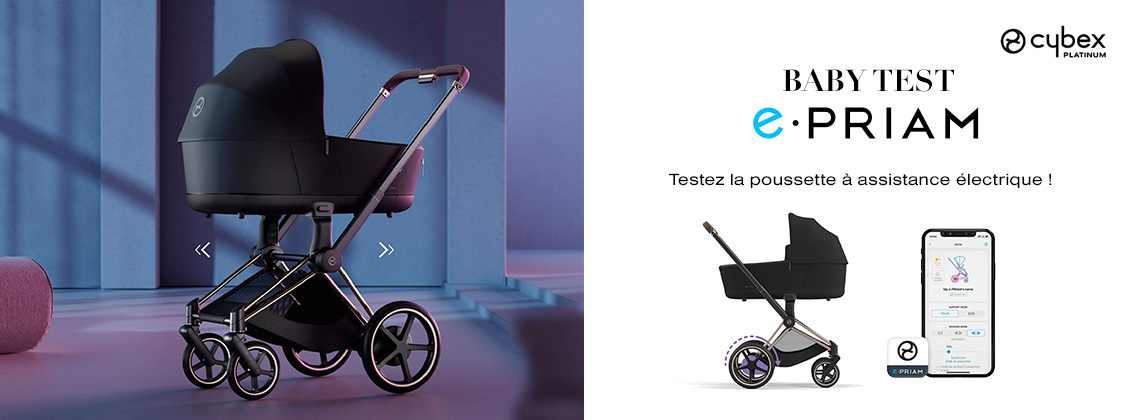 Baby Test Poussette e-PRIAM CYBEX