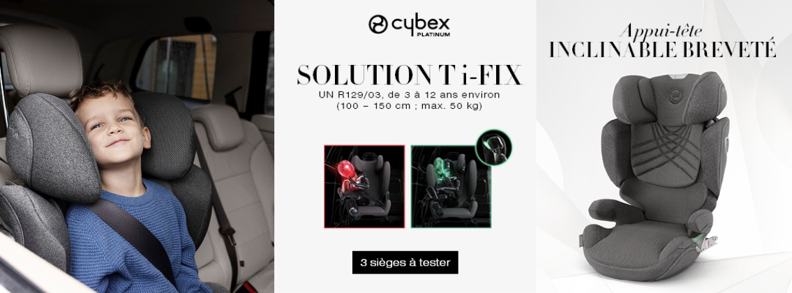 Baby Test Siège auto Solution T i-Fix CYBEX