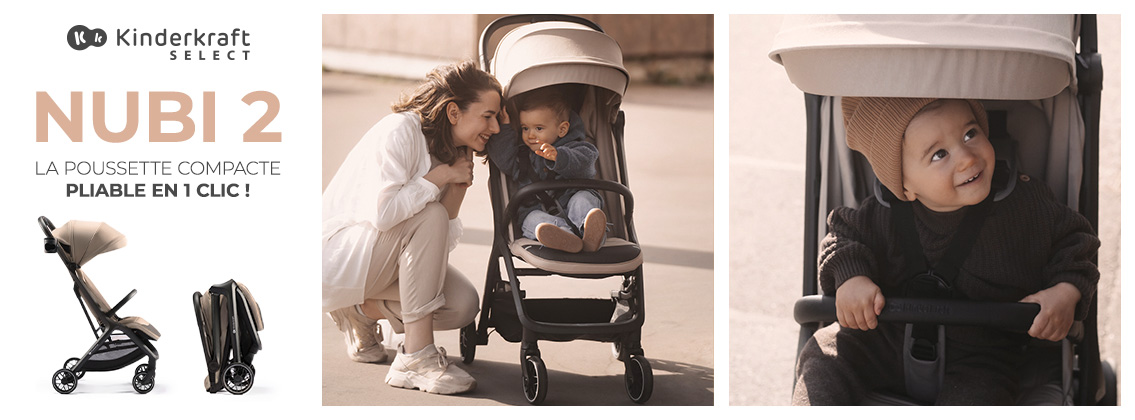 Baby Test Poussette compacte NUBI 2 KINDERKRAFT