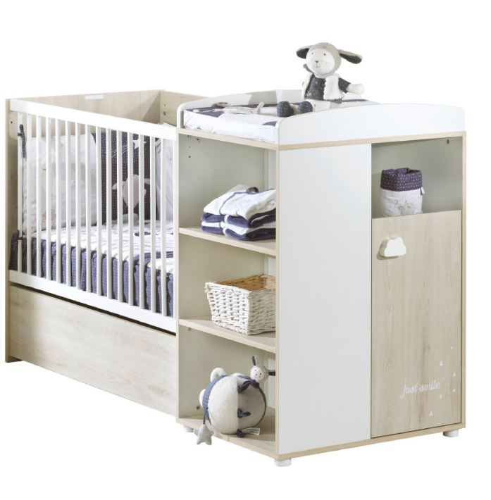 Lit bébé évolutif Smile 60 x 120 cm