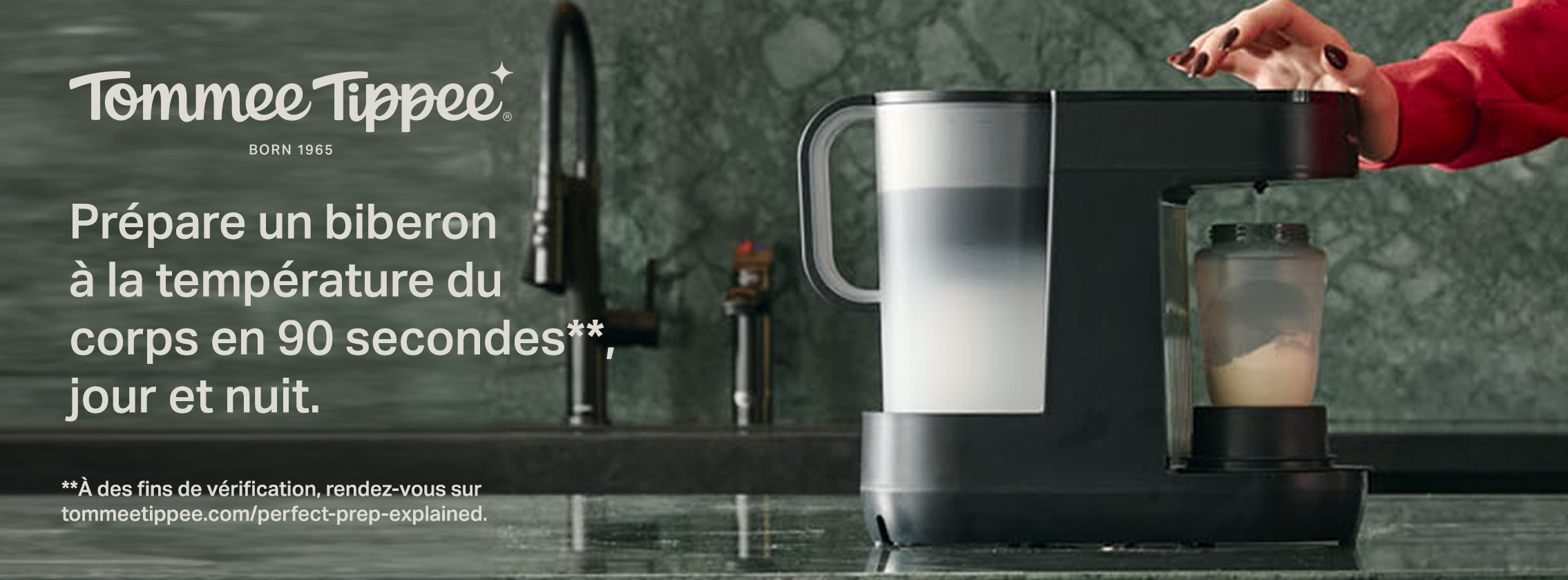 Baby Test Préparateur de biberons PerfectPrep Tommee Tippee