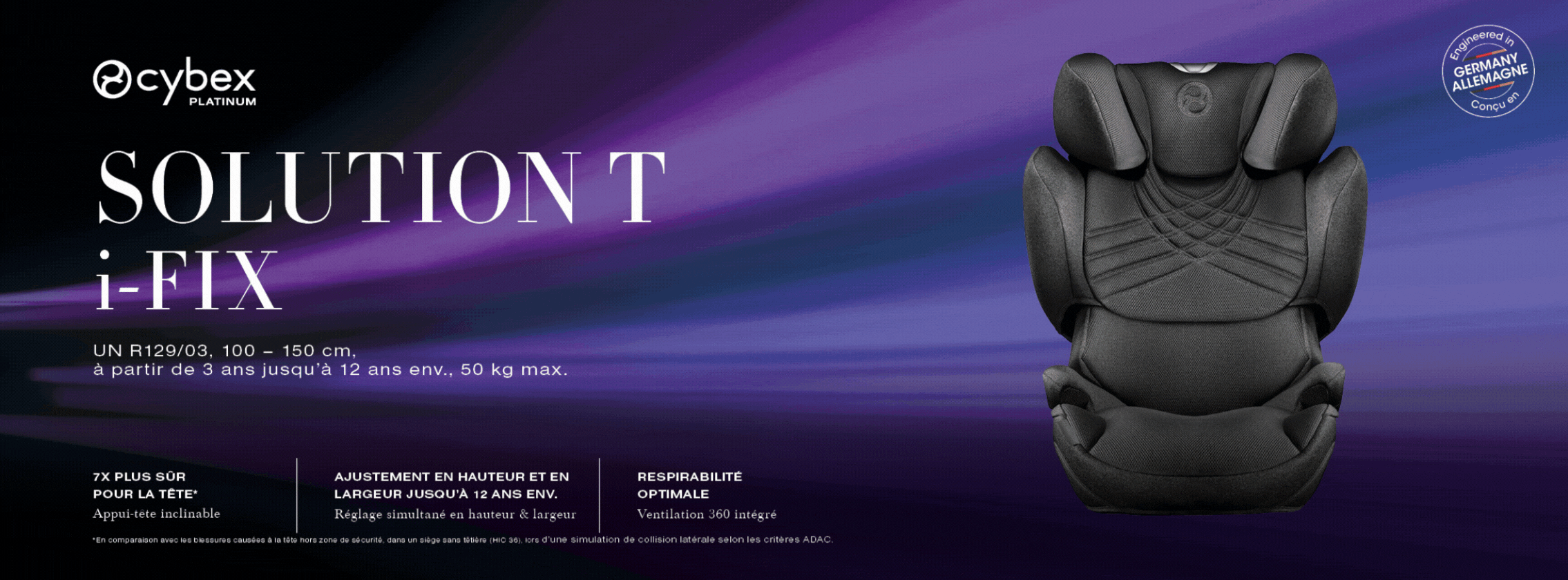 Baby Test Siège auto Solution T i-Fix CYBEX