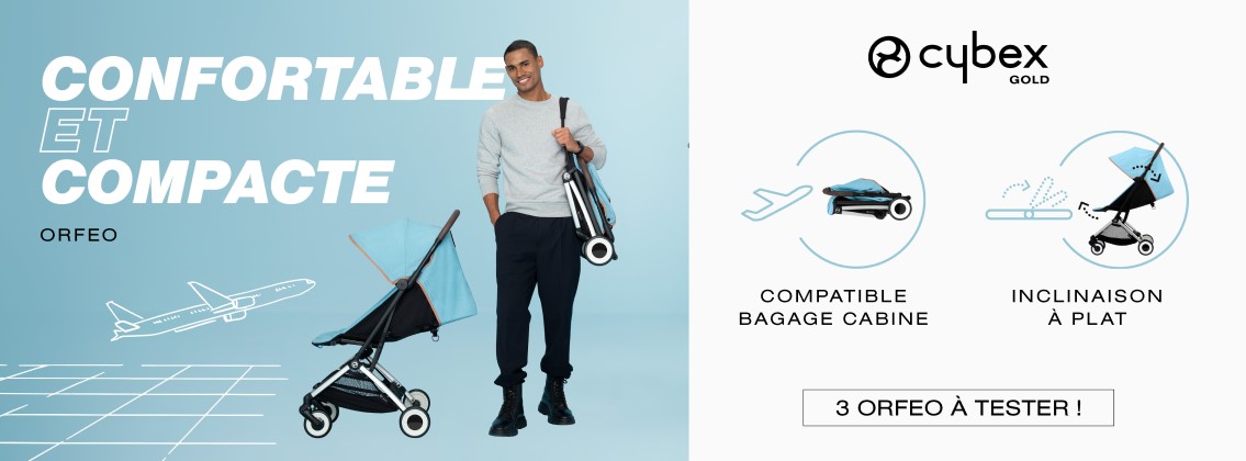 Baby Test Poussette Orfeo CYBEX
