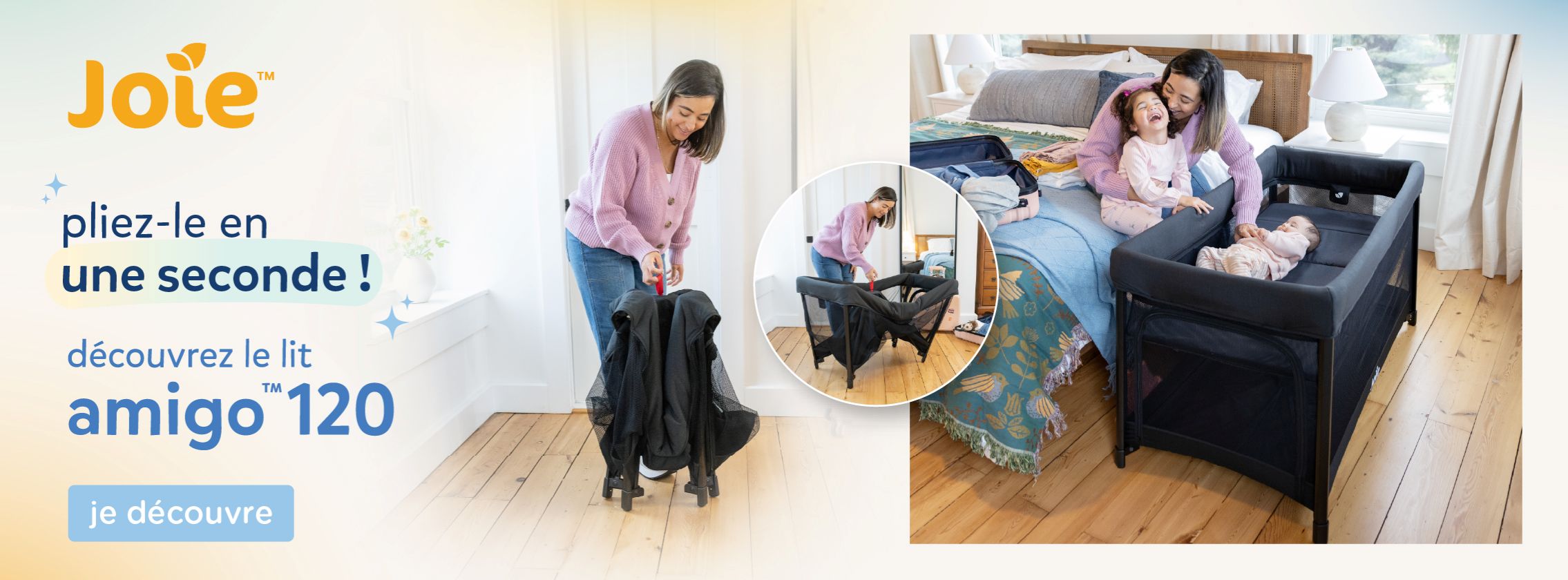 Baby Test Lit de voyage amigo™ 120 Joie