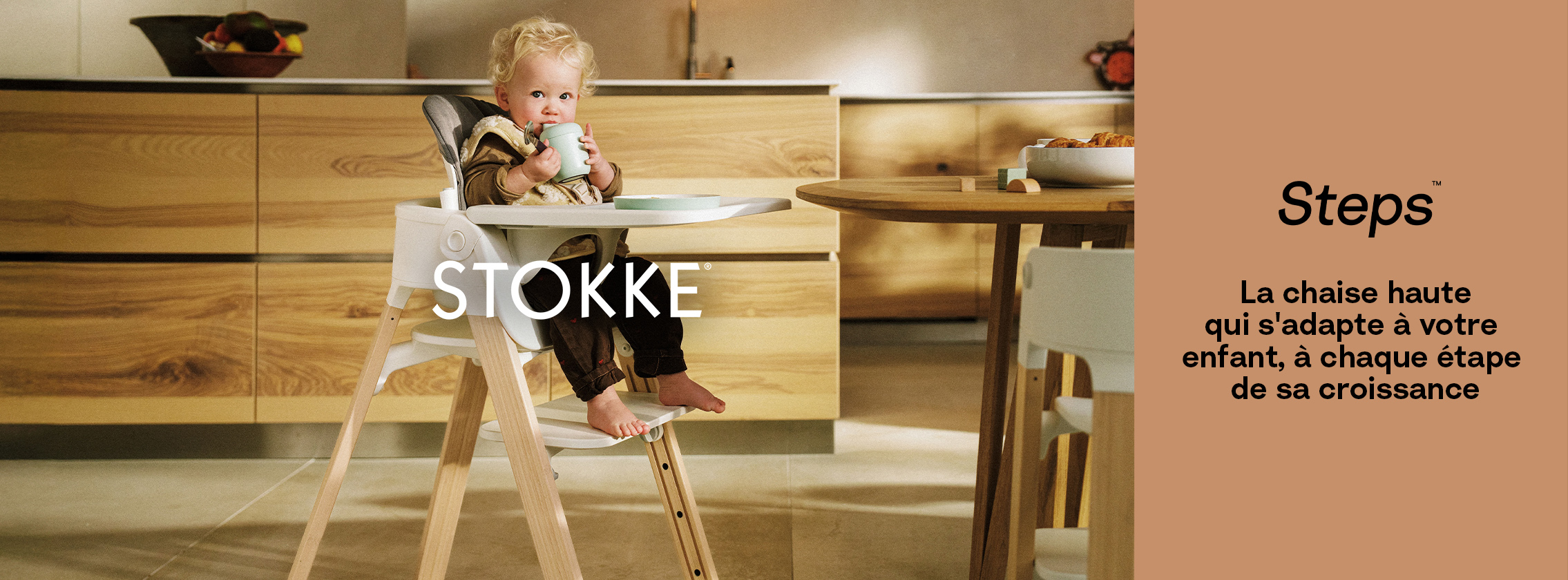 Baby Test Chaise haute Stokke® Steps™