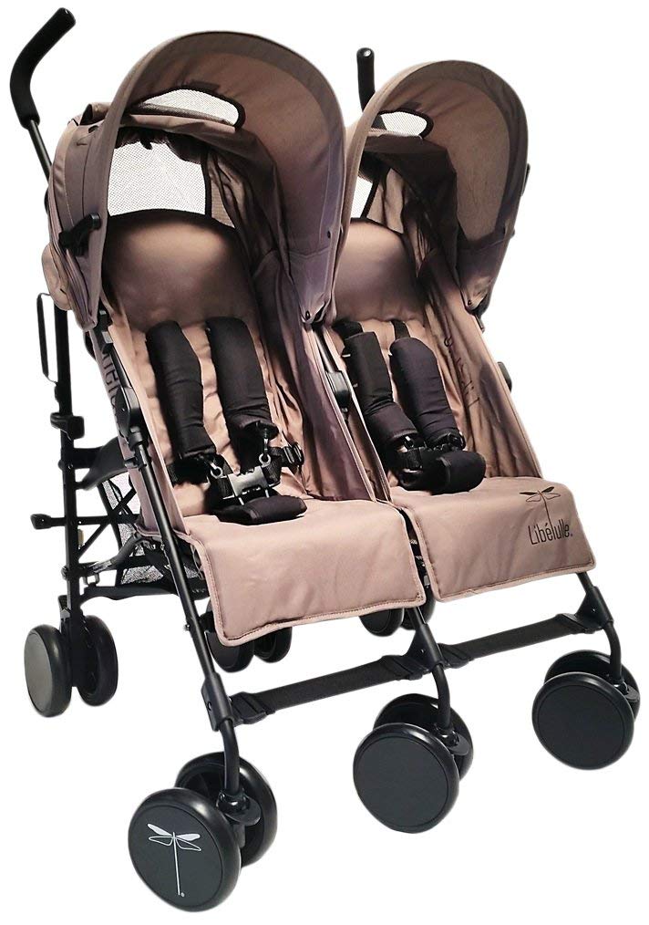 Poussette canne double Kikoe Twin