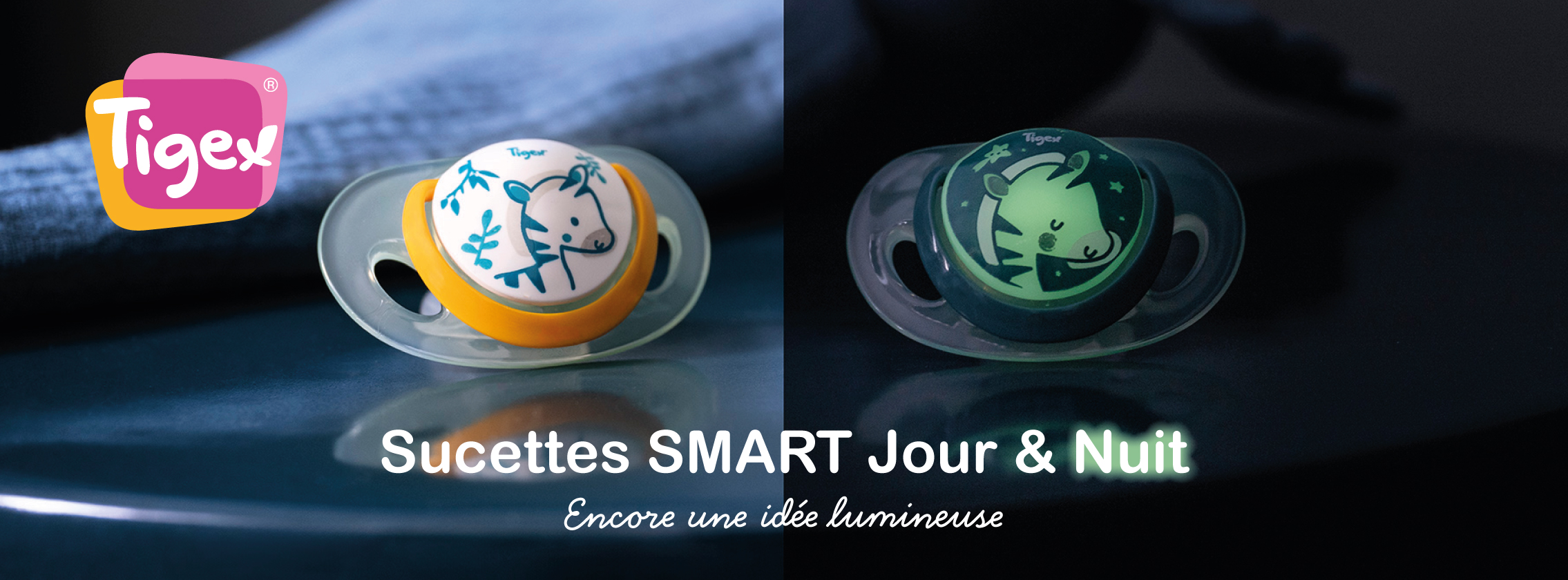 Baby Test Sucettes SMART Jour & Nuit Tigex