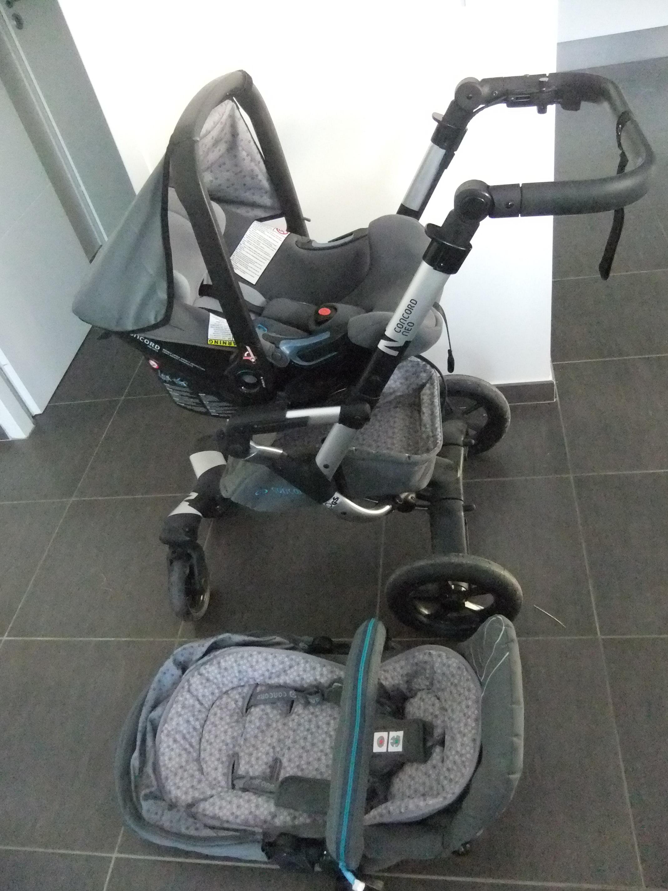 poussette trio concord