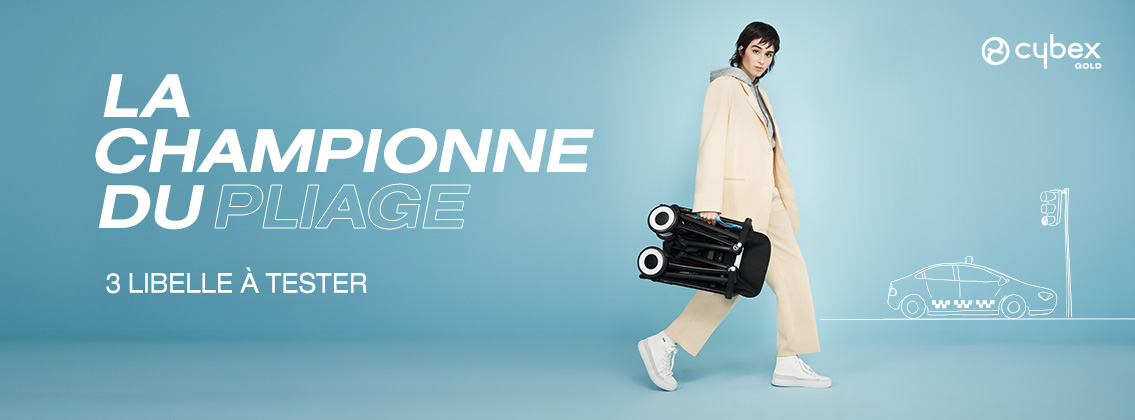 Baby Test Poussette Libelle Ultra Compacte CYBEX