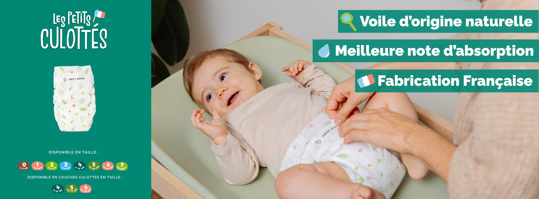 Baby Test Couches écologiques Les Petits Culottés