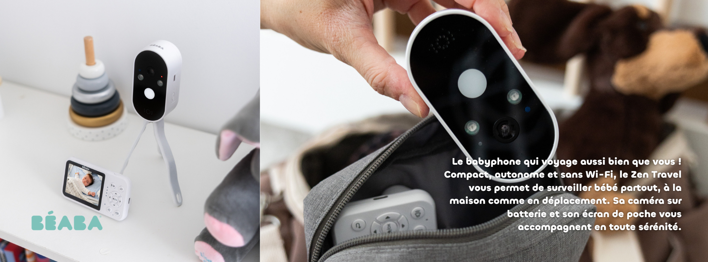 Baby Test Écoute-bébé Zen Travel Béaba