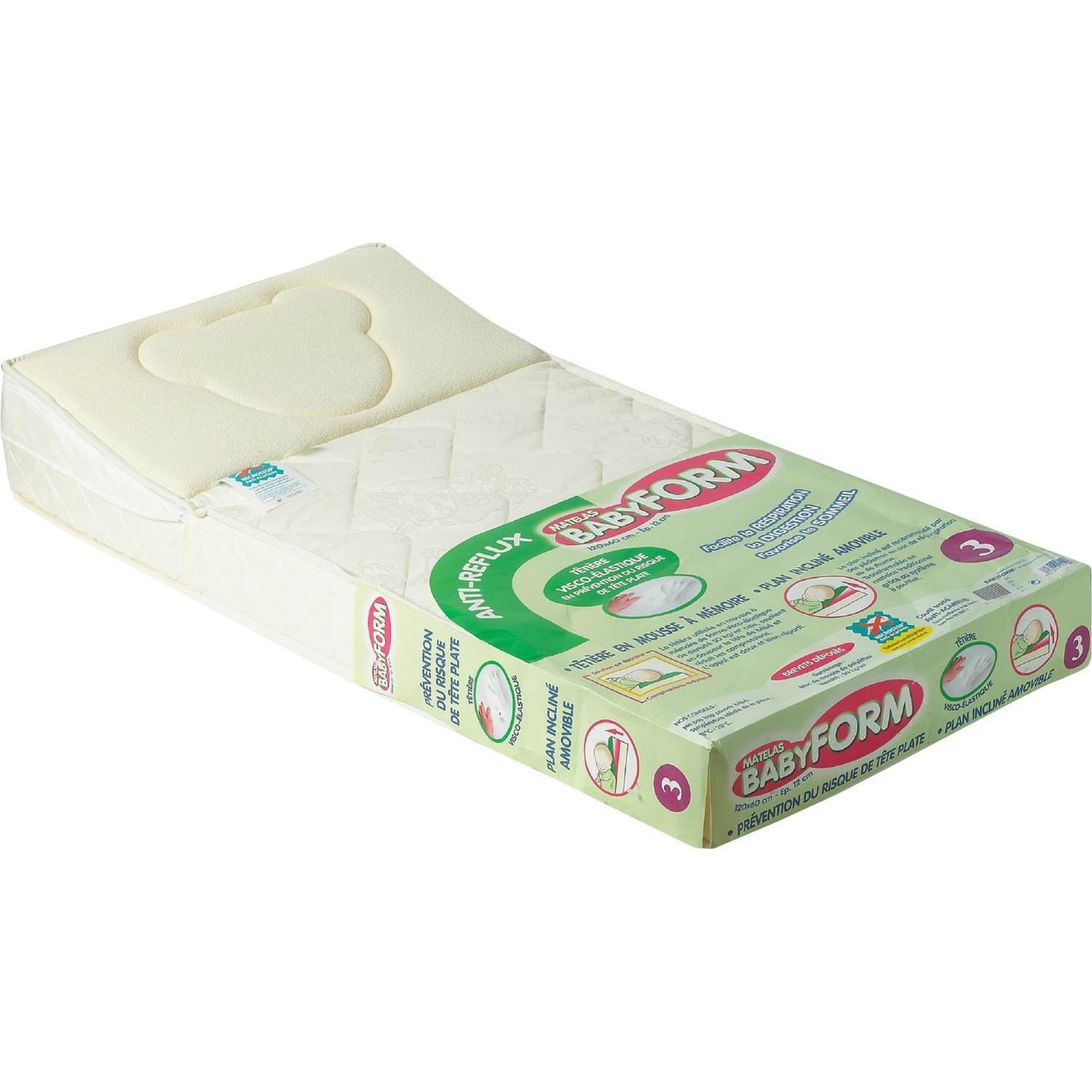 Matelas Bebe Avec Plan Incline Babyform Comparateur Avis Prix Consobaby