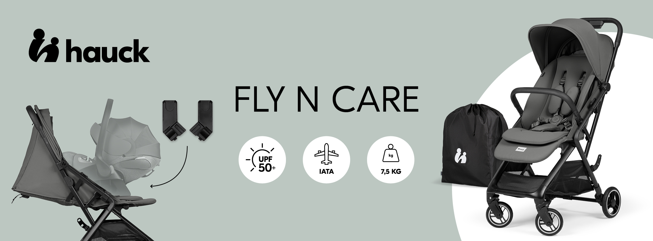 Baby Test Poussette compacte Fly N Care Hauck