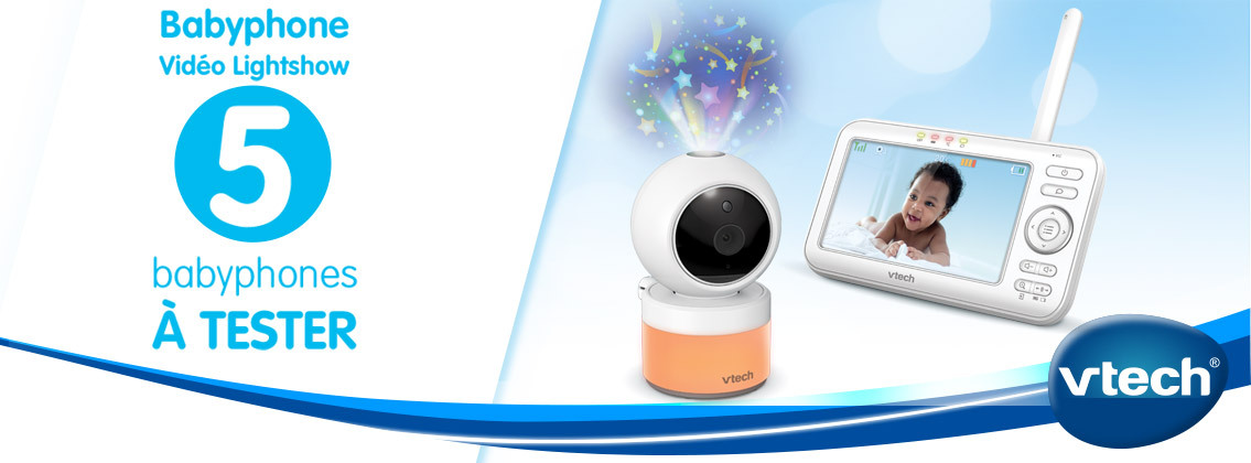 Baby Test Babyphone Vidéo Lightshow Vtech