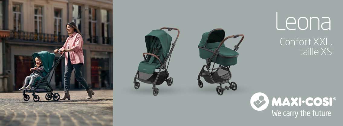 Baby Test Poussette Leona Maxi-Cosi