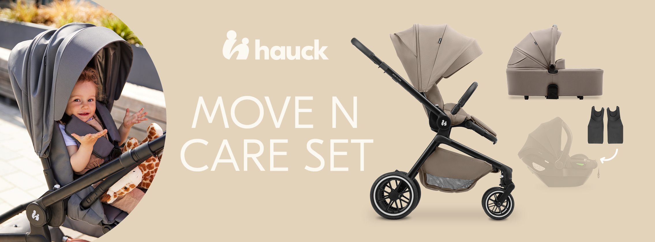 Baby Test Poussette Duo Move N Care Hauck