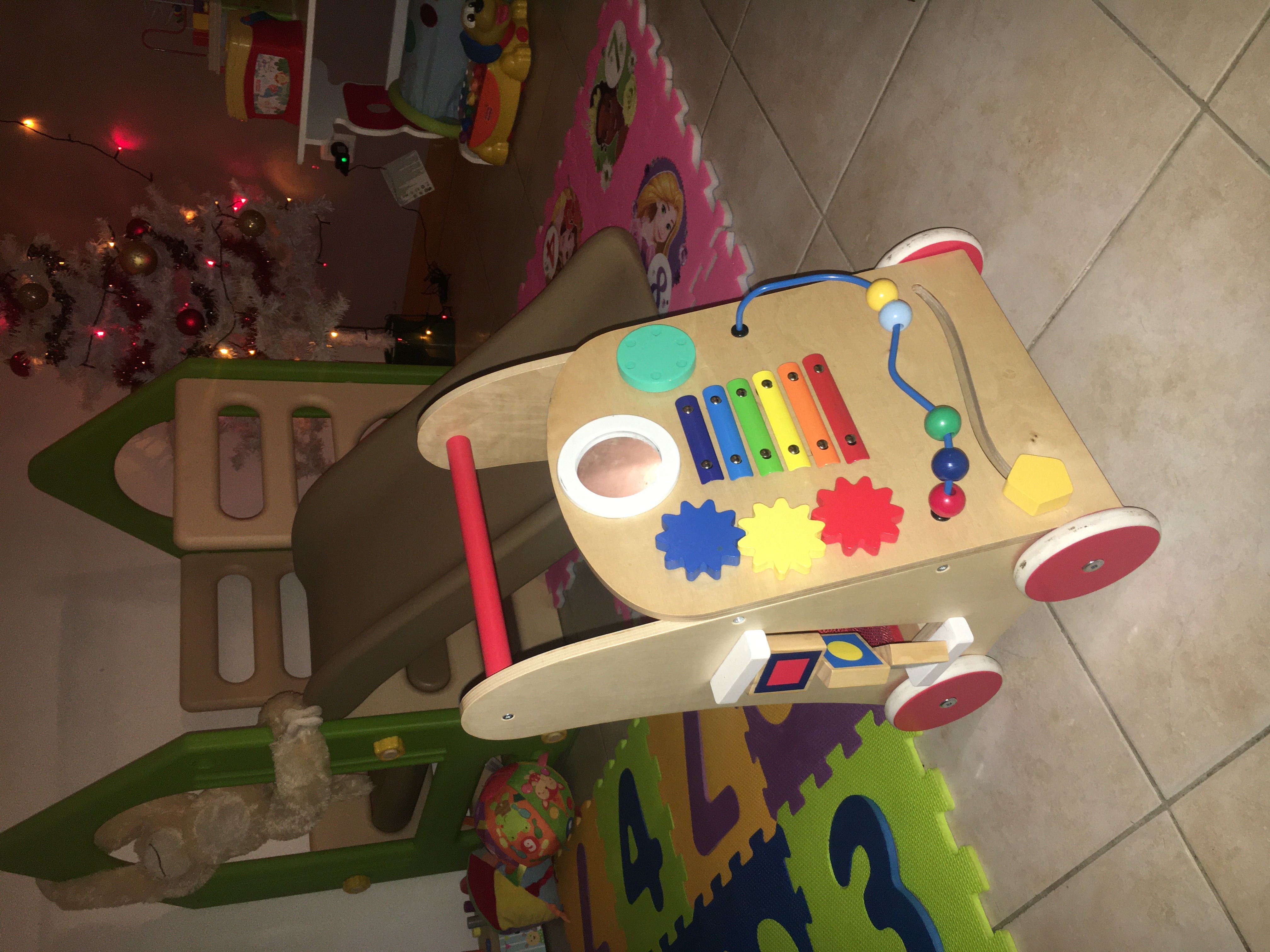 pousseur bois avec frein