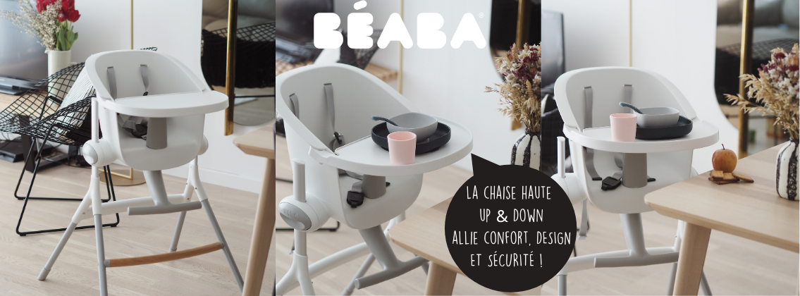 Baby Test  Chaise Haute Up & Down Béaba