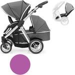 Poussette double Max 2 + nacelle Oyster