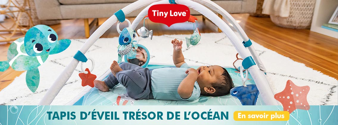 Baby Test Tapis d'éveil mobile musical 2-en-1 TINY LOVE