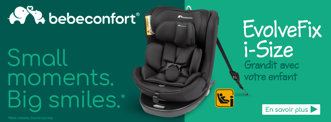 Baby Test Siège auto EvolveFix i-Size BEBECONFORT