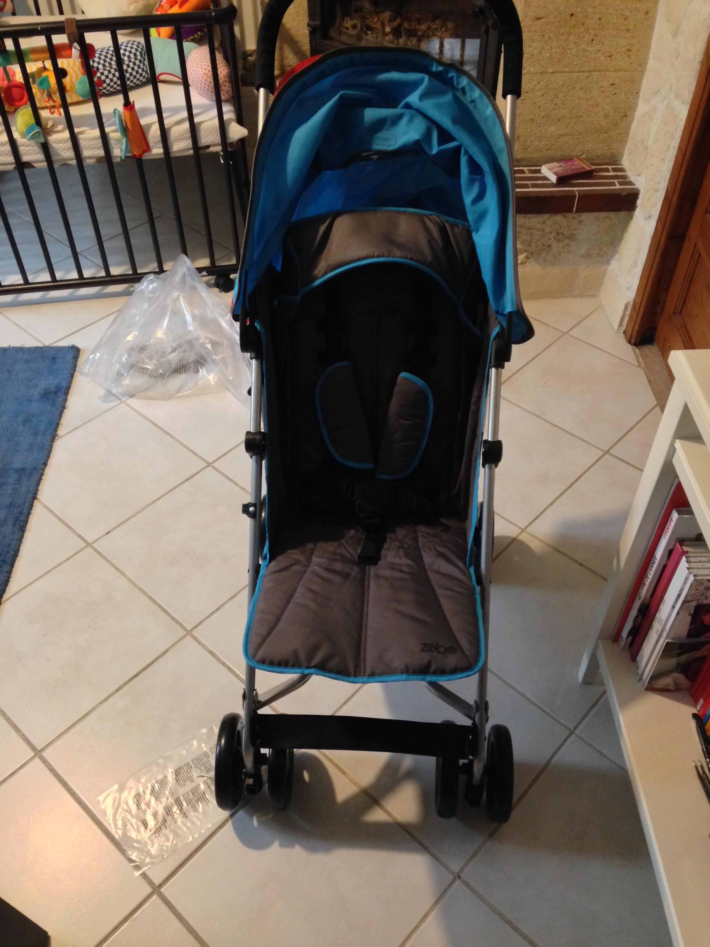 poussette double zobo