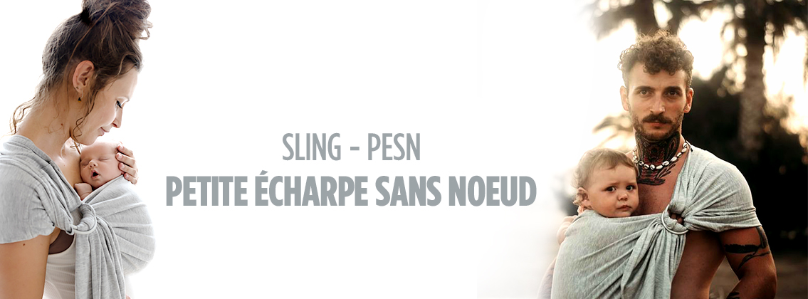 Baby Test Sling - Petite écharpe sans noeud LOVE RADIUS