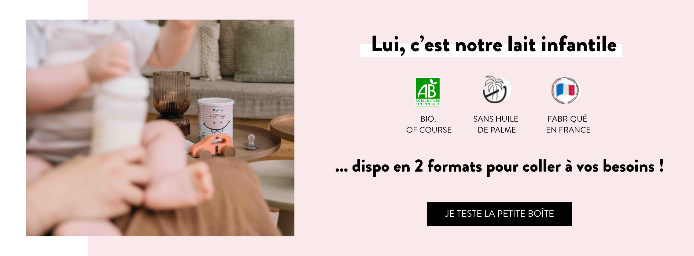 Baby Test Lait 2ème âge - 400g Popote