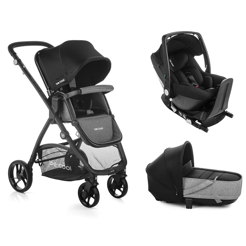 Trio Poussette Slide + Nacelle Crib + Coque One