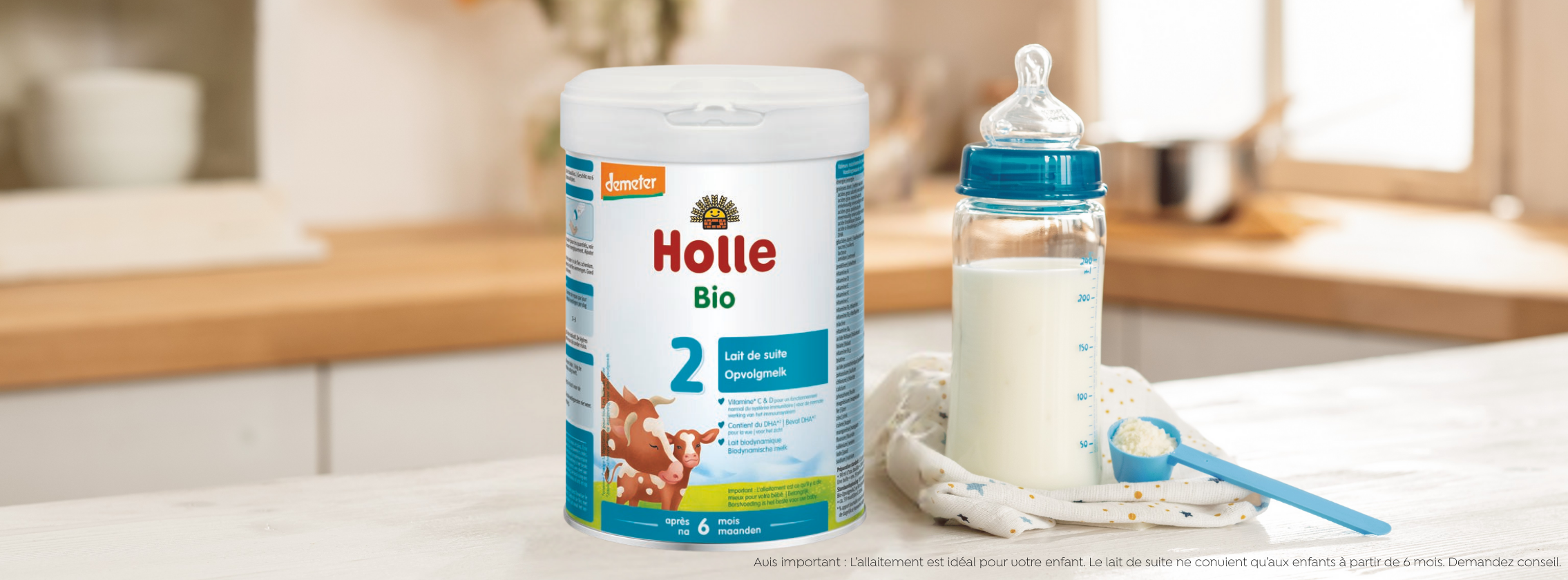 Baby Test Lait infantile 2ème âge Holle