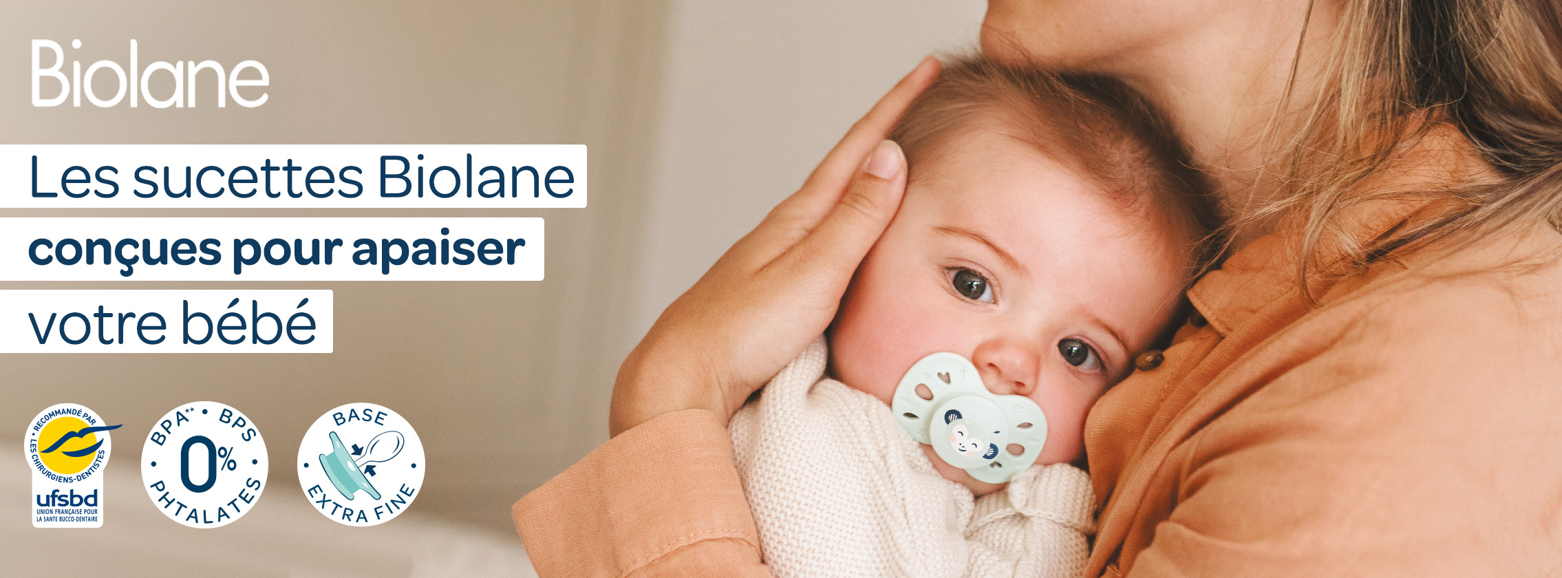 Baby Test Sucettes anatomiques Biolane