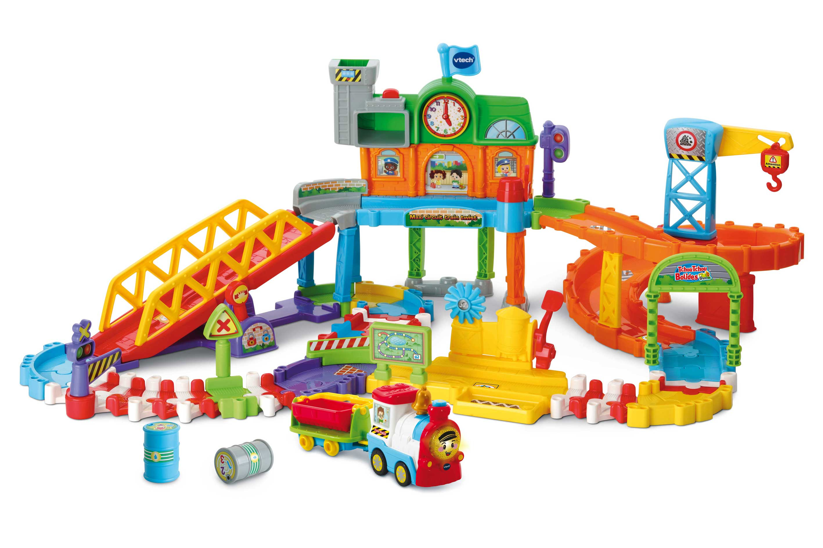 Tchou Tchou Bolides Mon Circuit Train Interactif Vtech