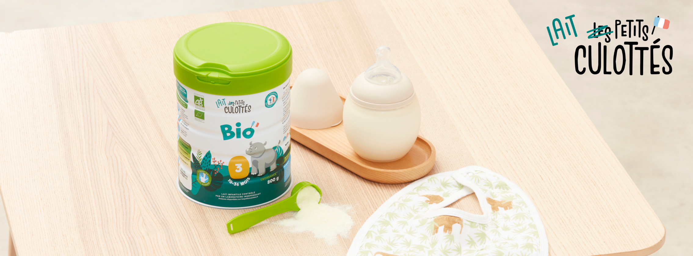 Baby Test Lait 3ème âge Bio Les Petits Culottés