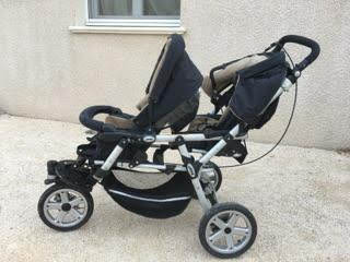 poussette double powertwin pro shadow