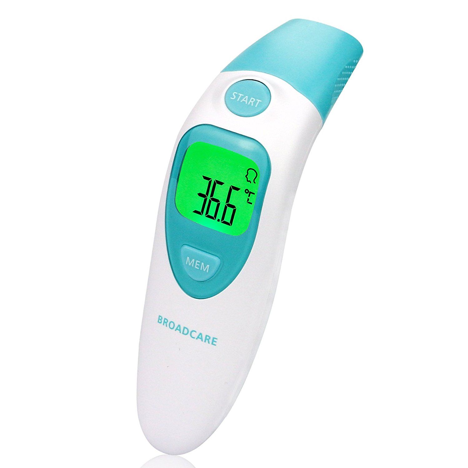 Thermomètre infrarouge frontal et oreille - Broadcare