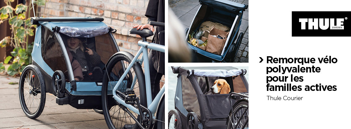 Baby Test La remorque à vélo Courier THULE