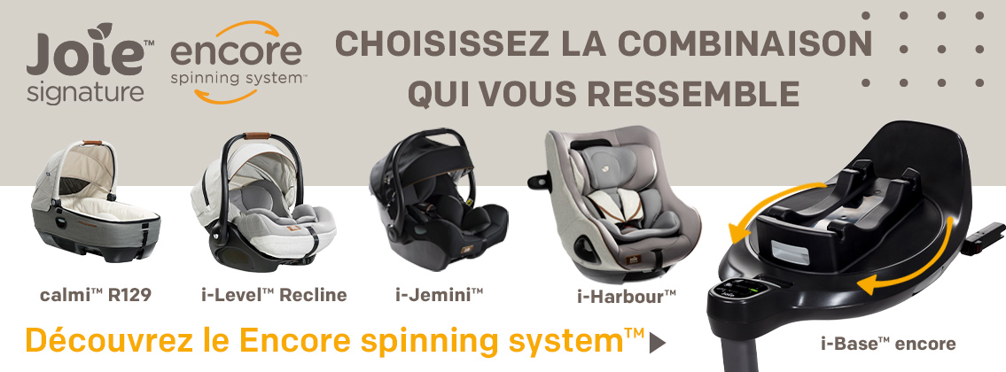 Baby Test Pack siège auto Encore spinning system™ JOIE SIGNATURE