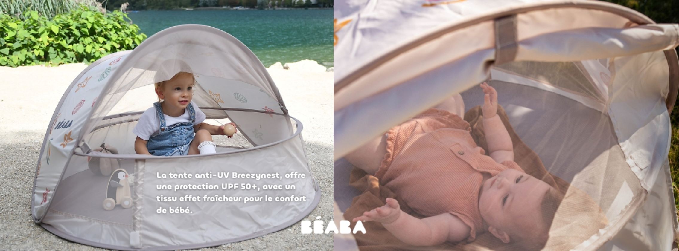Baby Test Tente anti-UV Breezynest BÉABA