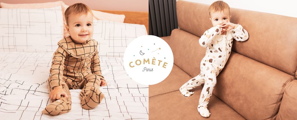 Baby Test Pyjama Bébé Zippé COMÈTE PARIS