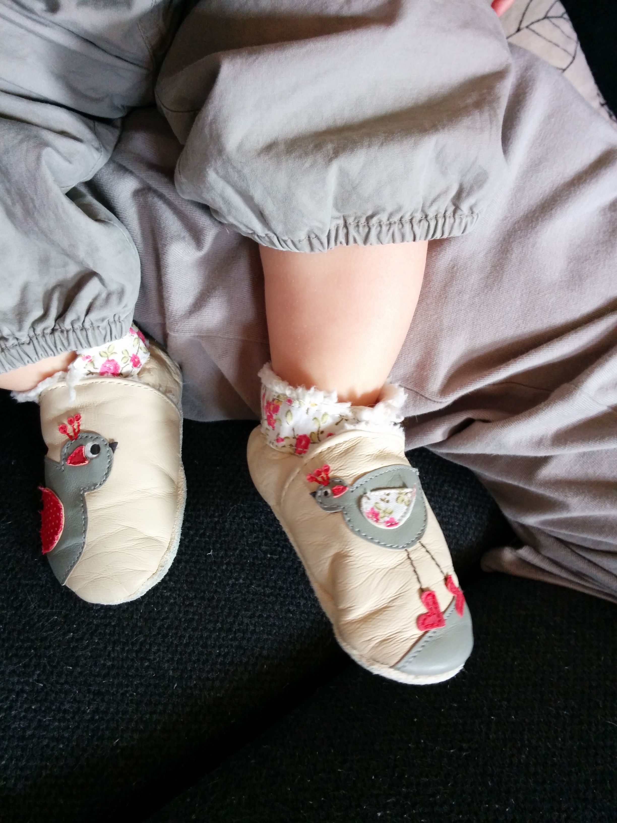 chausson cuir bébé kiabi