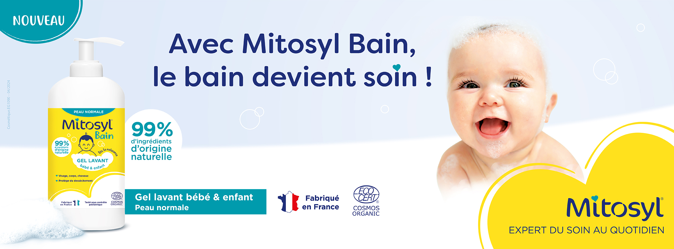 Baby Test Mitosyl Bain Gel Lavant EG LABO